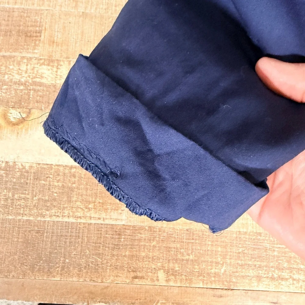 Banana Republic Marzotto Super 120s Wool‎ Dress Pants Mens 34x30 Blue Slim read